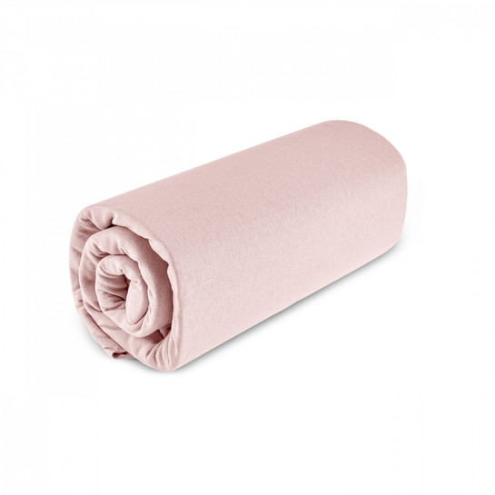 Karaca Container Leona Düz Lastikli Çift Kişilik Çarşaf 200x220 cm Toz Pembe