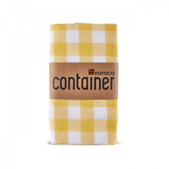 Karaca Container Pötikare Masa Örtüsü 160x160 cm Sarı