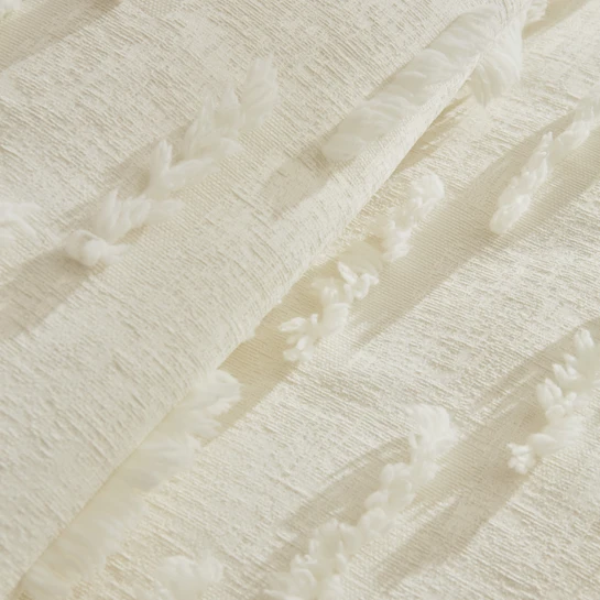 Kaşmir Home Ella Çift Kişilik Yatak Örtüsü Offwhite 