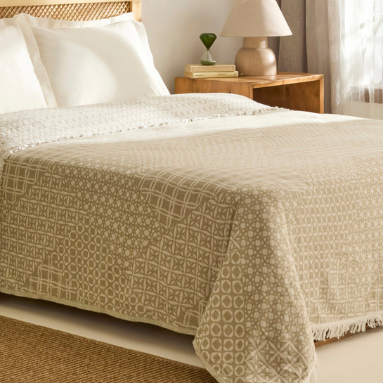 Kaşmir Home Flavo Çift Kişilik Muslin Pike Çağla 