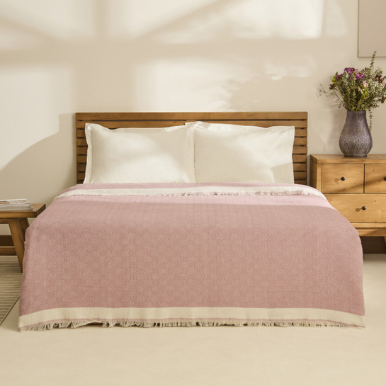 Kaşmir Home Frida Çift Kişilik Pike Rose