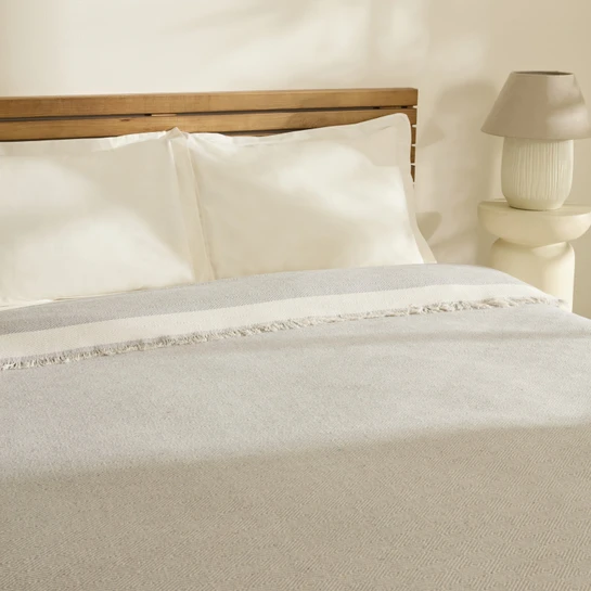 Kaşmir Home Frida Çift Kişilik Pike Gri