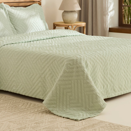 Kaşmir Home Essence Çift Kişilik Yatak Örtüsü Takımı Çağla