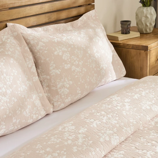 Kaşmir Home Eternal Çift Kişilik Yatak Örtüsü Takımı Rose