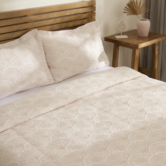 Kaşmir Home Aurora Çift Kişilik Yatak Örtüsü Takımı Rose