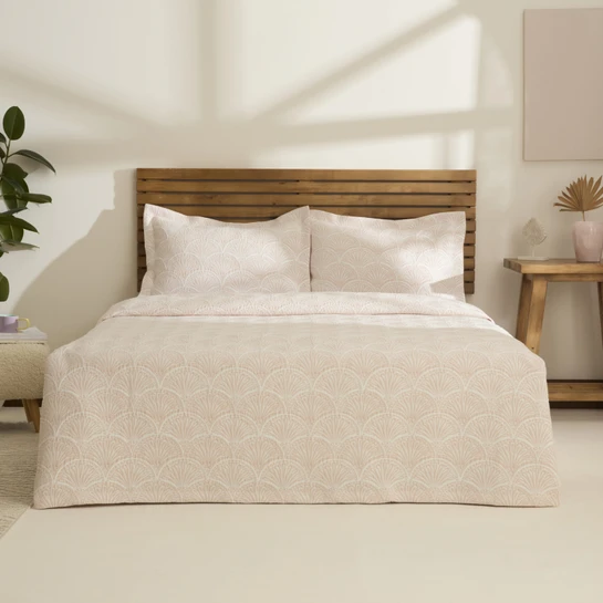 Kaşmir Home Aurora Çift Kişilik Yatak Örtüsü Takımı Rose