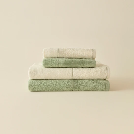 Kaşmir Home Miles Hamam Seti Çağla-Offwhite