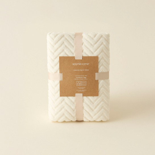 Kaşmir Home Frey Ayak Havlusu 2'li Offwhite