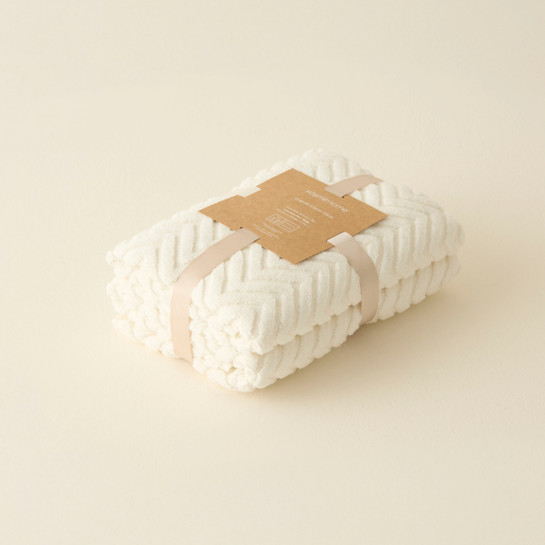 Kaşmir Home Frey Ayak Havlusu 2'li Offwhite