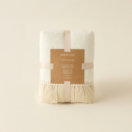 Kaşmir Home Liv 2'li Yüz Havlusu Set Offwhite