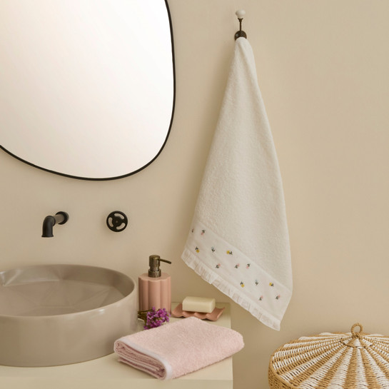 Kaşmir Home Nils 2'li Yüz Havlusu Set Offwhite 