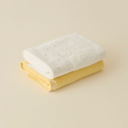 Kaşmir Home Tia 2'li El Havlusu Set Offwhite 