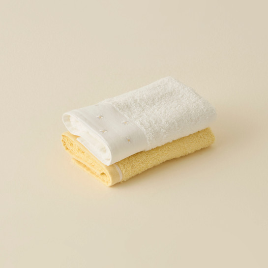 Kaşmir Home Tia 2'li Yüz Havlusu Set Offwhite 