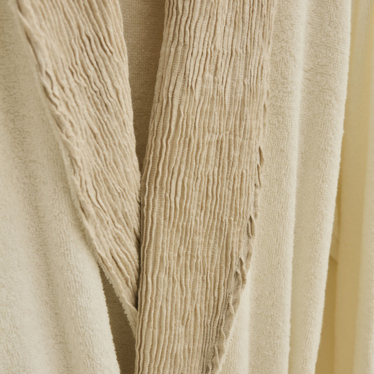 Kaşmir Home Elin 6 Parça Aile Banyo Seti Offwhite-Bej