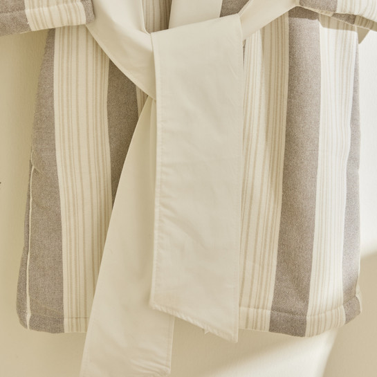 Kaşmir Home Helen Kimono Set Offwhite-Bej L-XL