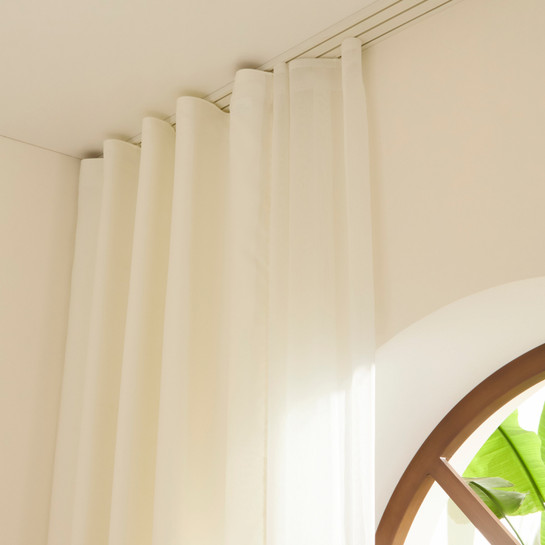 Kaşmir Home Harper Star Blackout Krem Perde 150x270 cm