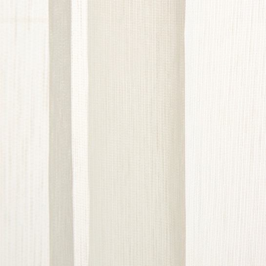 Kaşmir Home Edna Simli Tül Bambu Perde Offwhite 300x270 cm