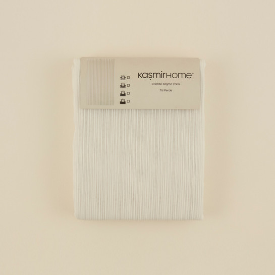 Kaşmir Home Adel Tül Perde Offwhite 300x270 cm