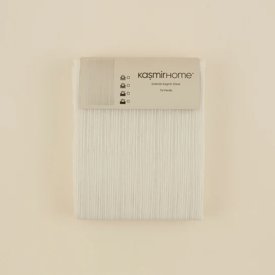 Kaşmir Home Adel Tül Perde Offwhite 300x270 cm