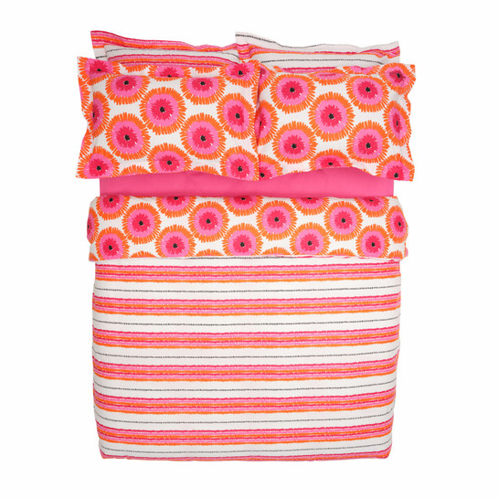 Nautica Home Ocean %100 Pamuk Tek Kişilik Nevresim Takımı Pink