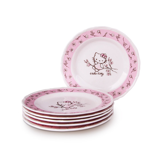 Hello Kitty Manolya 6lı Tabak 26 cm