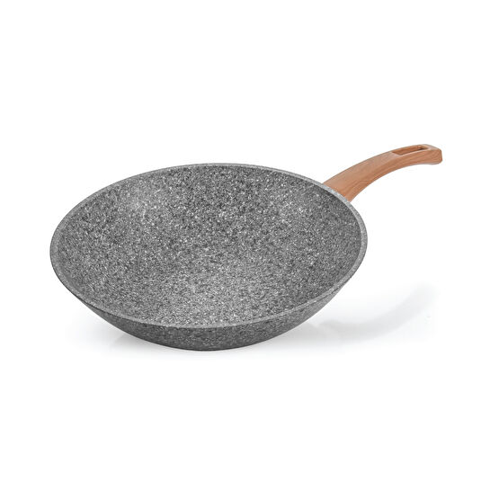 Karaca Silver Stone Biogranit 28 cm Wok Tava