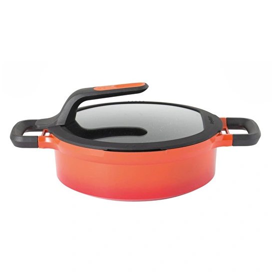 Berghoff Gem Stay Cool Pilav Tenceresi Turuncu 24 Cm