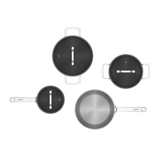 Berghoff Dina Helix 7 Parçalı Paslanmaz Çelik Tencere Seti