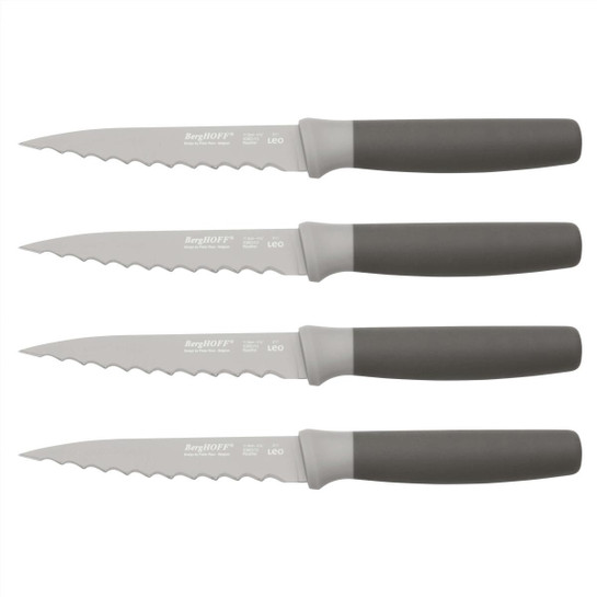 Berghoff Leo 18/10 Paslanmaz Çelik 4 Parça Biftek Bıçak Seti