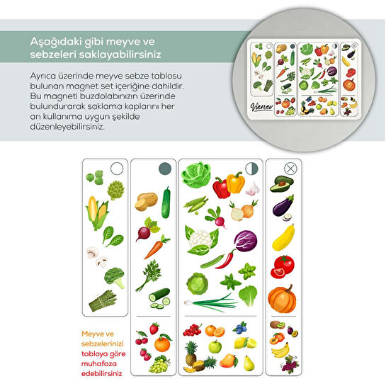 Vienev 10'lu Hava Kanallı Ayarlanabilir Sebze Ve Meyve Saklama Kabı 4x(1,15 Lt) 2x(2,35-3,8-5 lt) yeşil