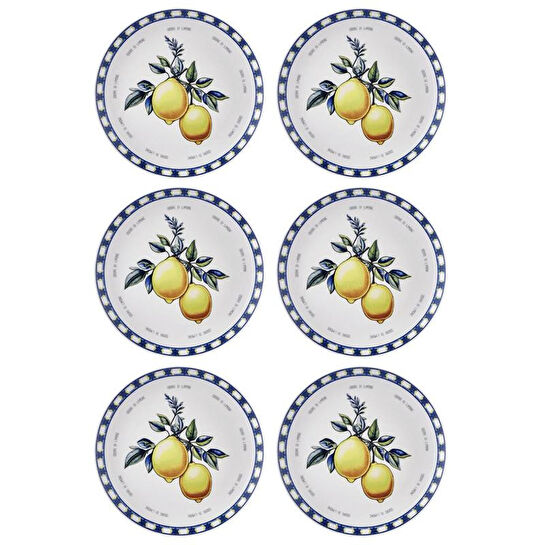 The Mia Odore Di Limone Servis Tabağı 6lı Set 26 Cm Odl004
