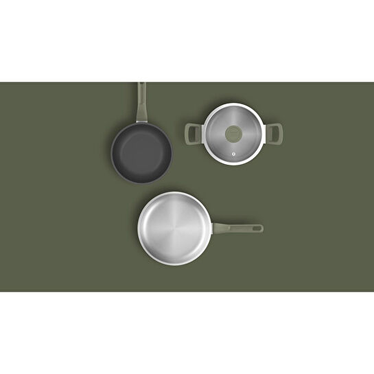 Berghoff Dina Bolt 8 Parça Paslanmaz Çelik Tencere Seti