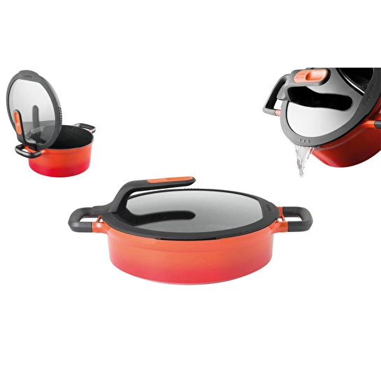 Berghoff Gem Stay Cool Pilav Tenceresi Turuncu 26 Cm