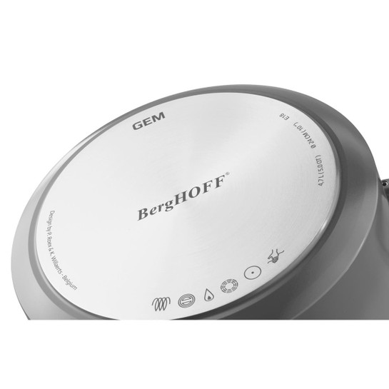Berghoff Gem Stay Cool Pilav Tenceresi Gri 24 Cm