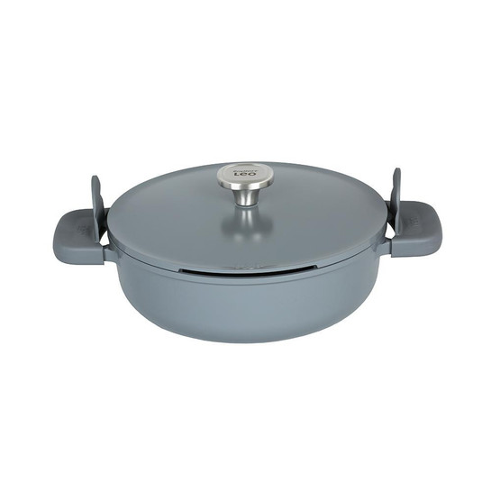 Berghoff Leo Phantom Smoked Grey Kapaklı Yapışmaz Sote Tavası 28 Cm