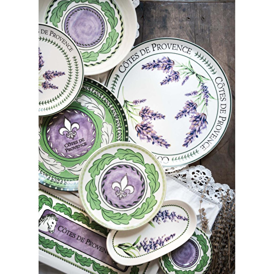 The Mia Provence Lavanta Pasta Tabağı 6lı Set 19 Cm Prc001