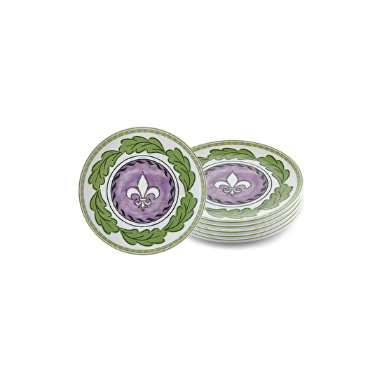 The Mia Provence Lavanta Pasta Tabağı 6lı Set 19 Cm Prc001