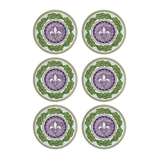 The Mia Provence Lavanta Pasta Tabağı 6lı Set 19 Cm Prc001