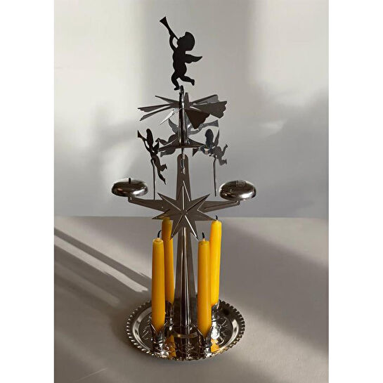 The Mia Angel Metal Mumluk Gümüş