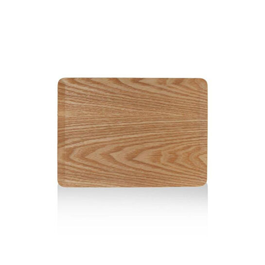 The Mia Natura Kaydırmaz Ahşap Tepsi 36x28 Cm