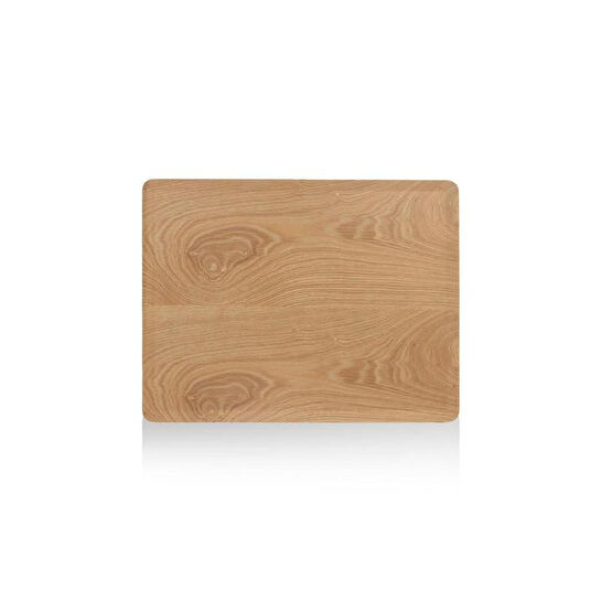 The Mia Natura Kaydırmaz Ahşap Tepsi 27x20 Cm