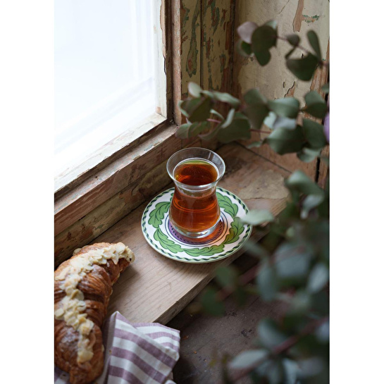 The Mia Provence Lavanta Çay Tabağı 6lı Set 13 Cm