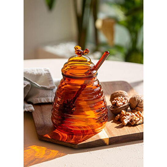 The Mia Cam Bal Kavanozu Amber 13 Cm