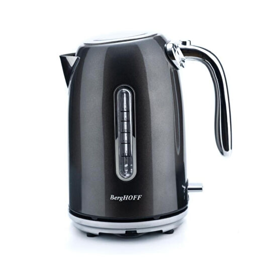 Berghoff Gem Metallic 1.7 Litre Su Isıtıcısı – 2200 W, Paslanmaz Çelik Gövde | Silver