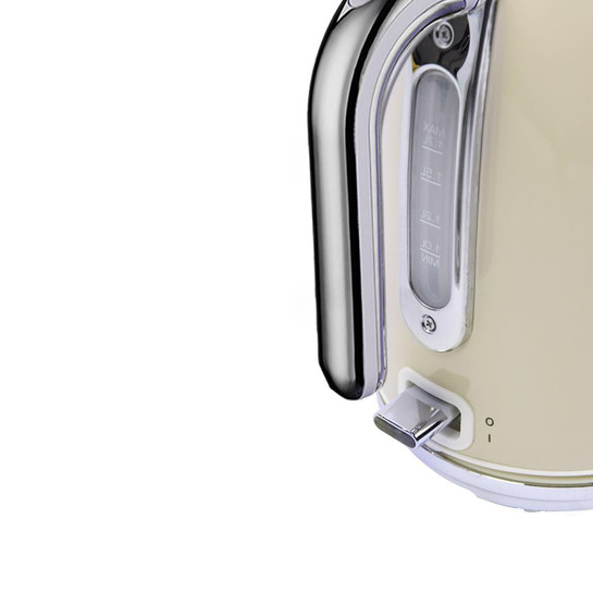 Berghoff Gem Retro 1.7 Litre Vanilya Krem Rengi  Su Isıtıcısı