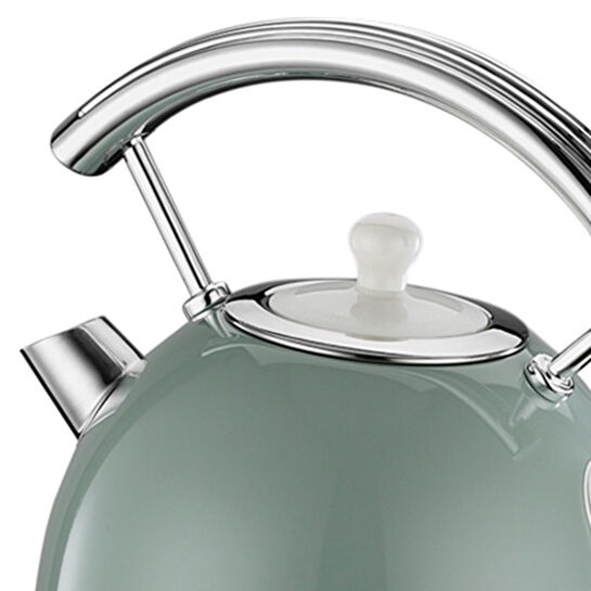 Berghoff Gem Retro 1,7 L Su Isıtıcı – 2200 W, Paslanmaz Çelik Gövde | Mint Yeşil