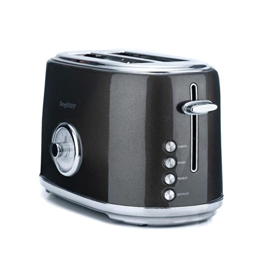 Berghoff Gem Metallic Gri İki Dilim Ekmek Kızartma Makinesi