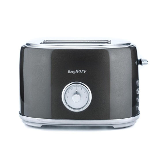 Berghoff Gem Metallic Gri İki Dilim Ekmek Kızartma Makinesi