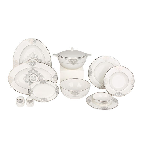 Royal Canterbury Lawrance Metallic Yemek Takımı 72 Parça