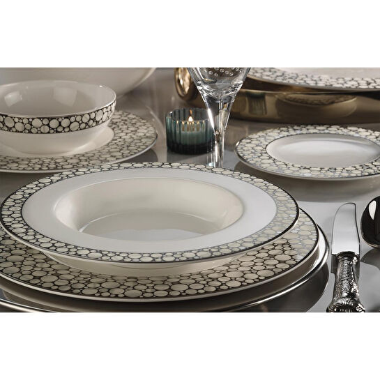 Royal Canterbury Silver Pearl Yemek Takımı 72 Parça